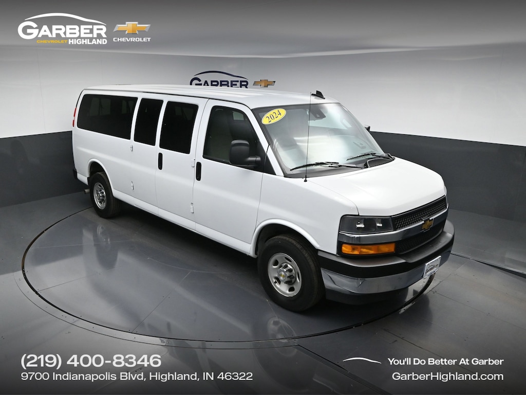 Used 2024 Chevrolet Express 3500 LT Van Extended Passenger Van