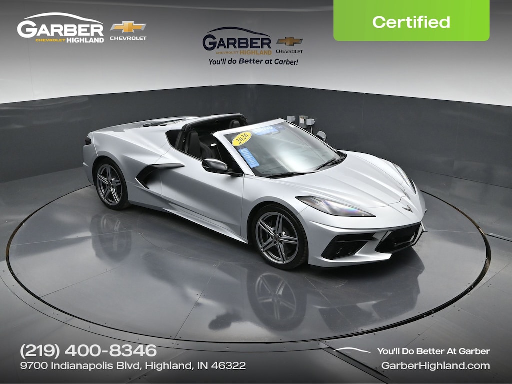 Certified 2026 Chevrolet Corvette Stingray Stingray w/1LT Coupe