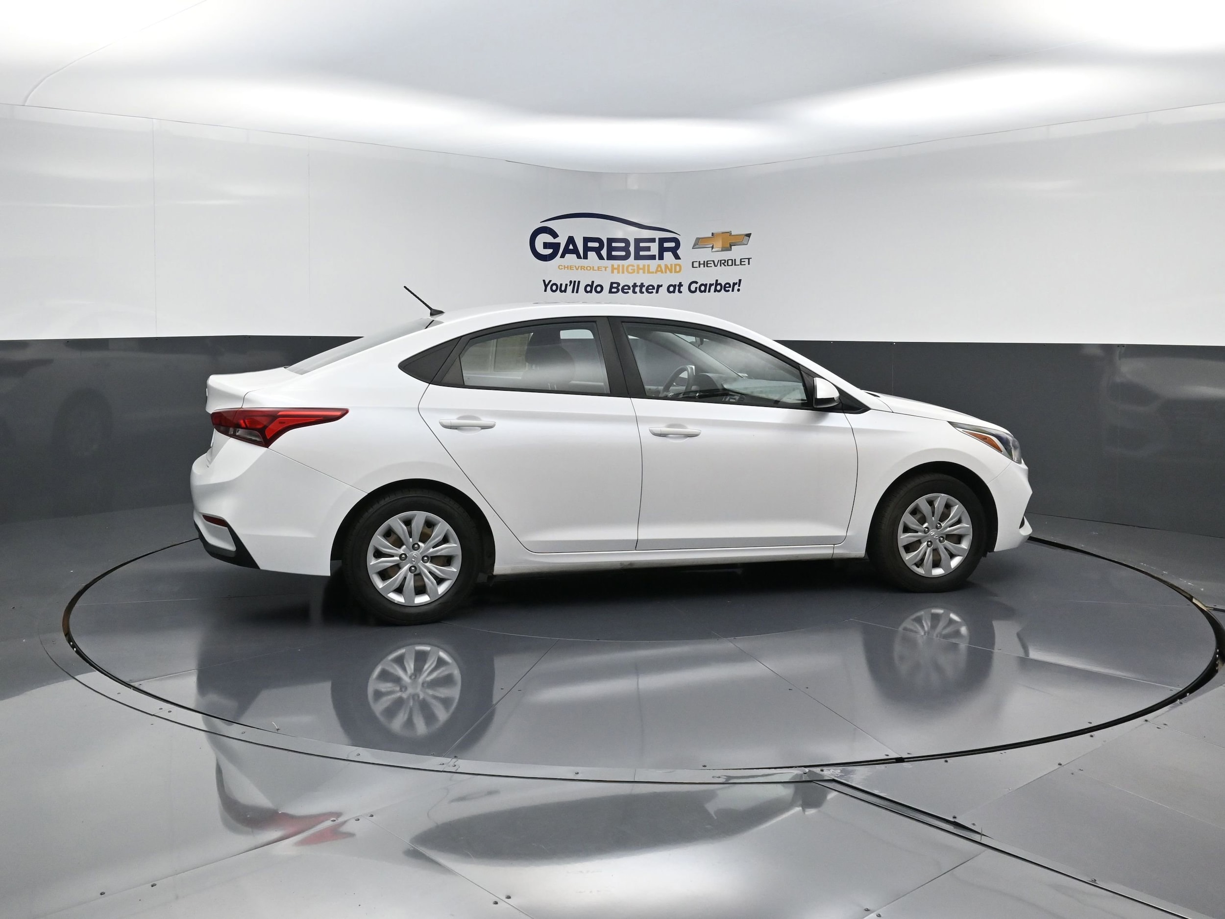 Used 2019 Hyundai Accent SE with VIN 3KPC24A38KE062862 for sale in Highland, IN