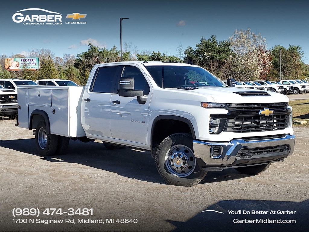 New 2025 Chevrolet Silverado 3500 HD Chassis Cab Work Truck Truck