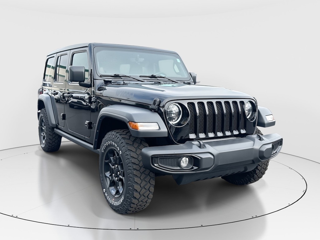 Used 2023 Jeep Wrangler 4-Door Willys 4x4 SUV