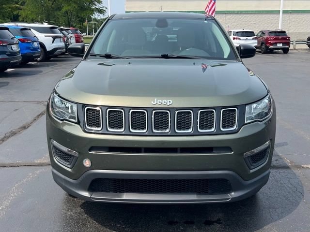 Used 2018 Jeep Compass Sport with VIN 3C4NJDAB9JT416224 for sale in Midland, MI