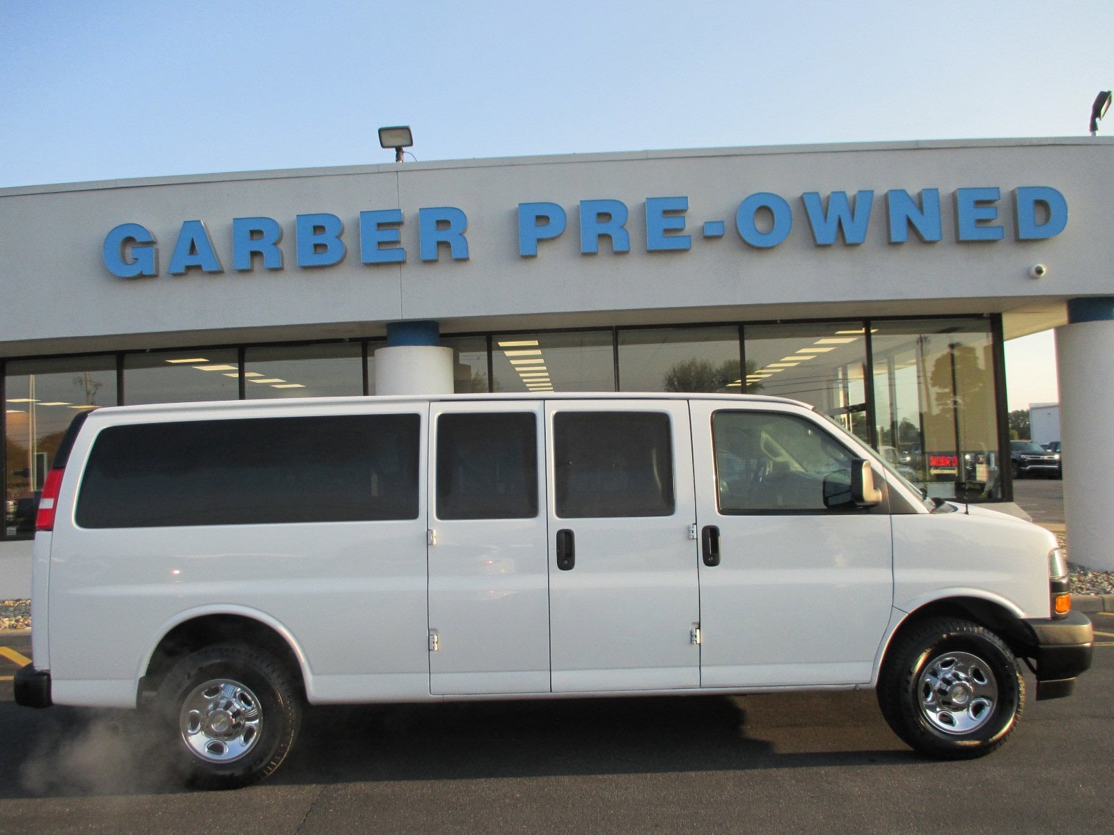 Used 2023 Chevrolet Express Passenger LS with VIN 1GAZGNFP6P1149045 for sale in Bay City, MI