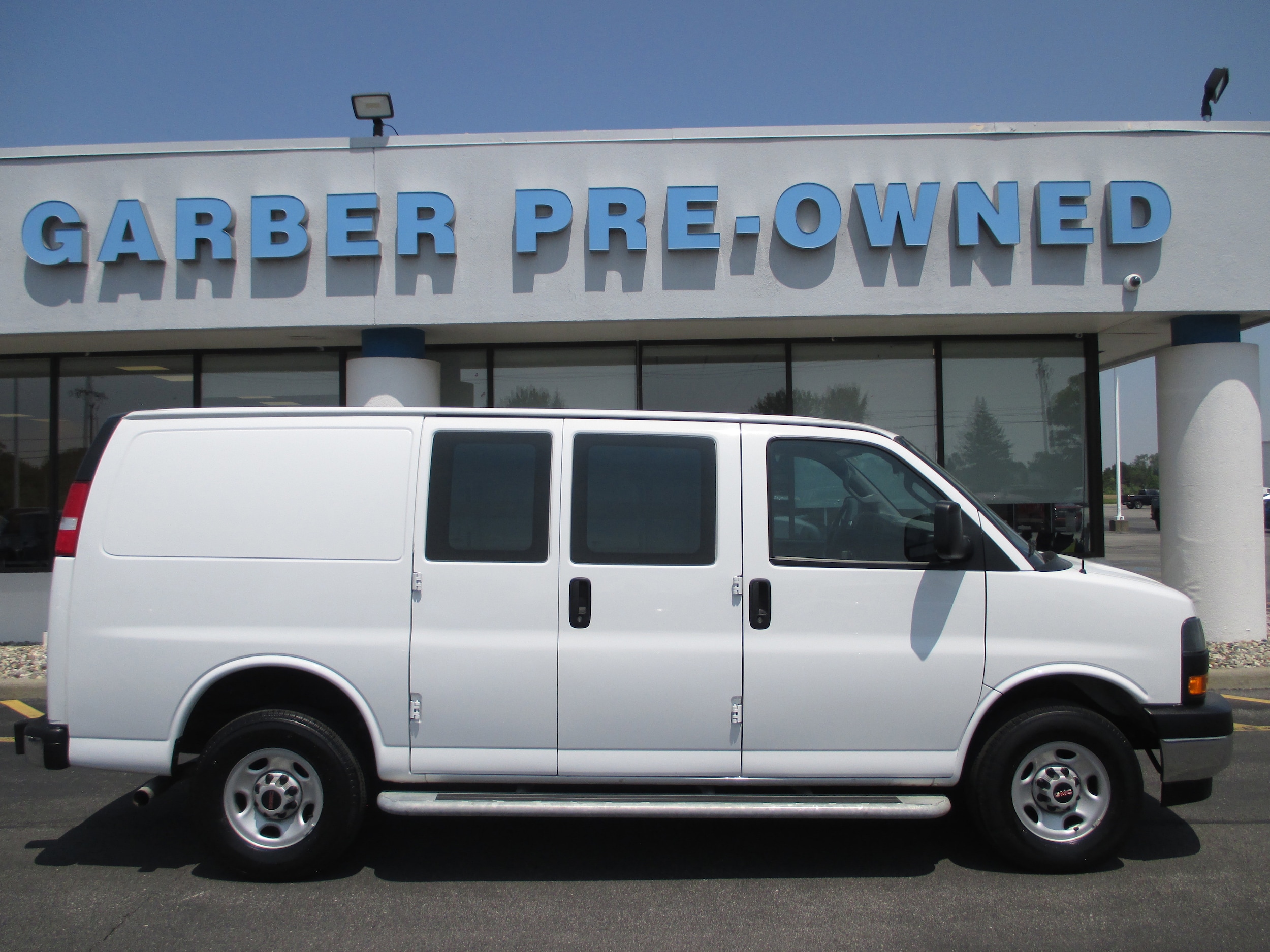 Used 2023 GMC Savana Cargo Work Van with VIN 1GTW7AFP9P1128192 for sale in Saginaw, MI