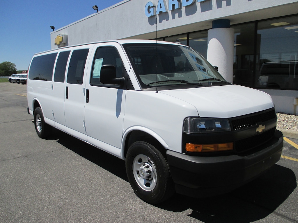 Used 2024 Chevrolet Express Passenger 3500 1LS Van Extended Passenger Van