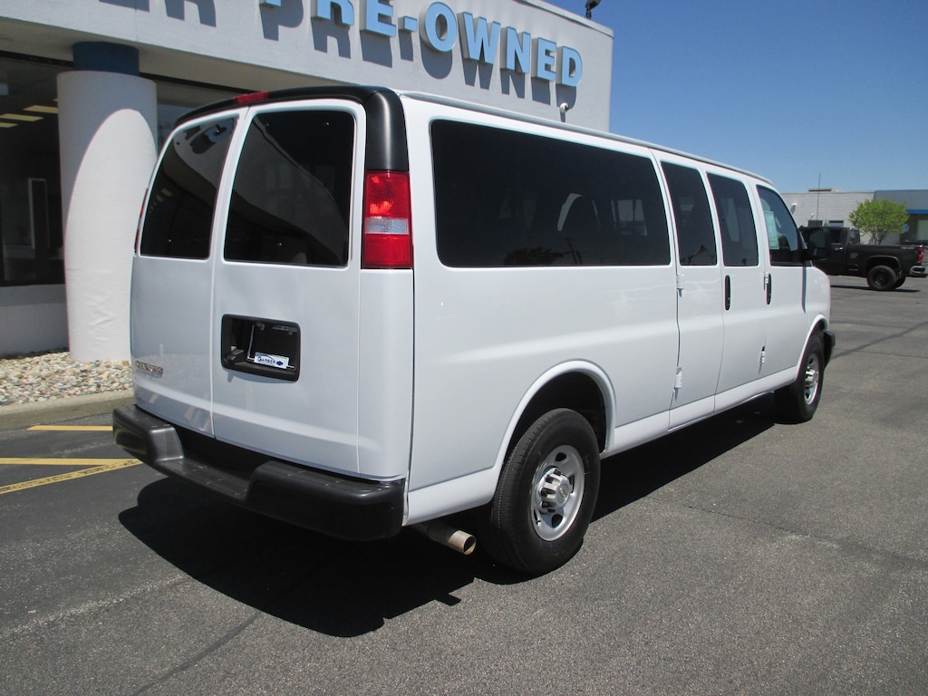 Used 2024 Chevrolet Express Passenger 3500 1LS Van Extended Passenger Van