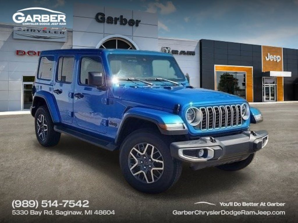 New 2025 Jeep Wrangler 4-DOOR SAHARA Sport Utility