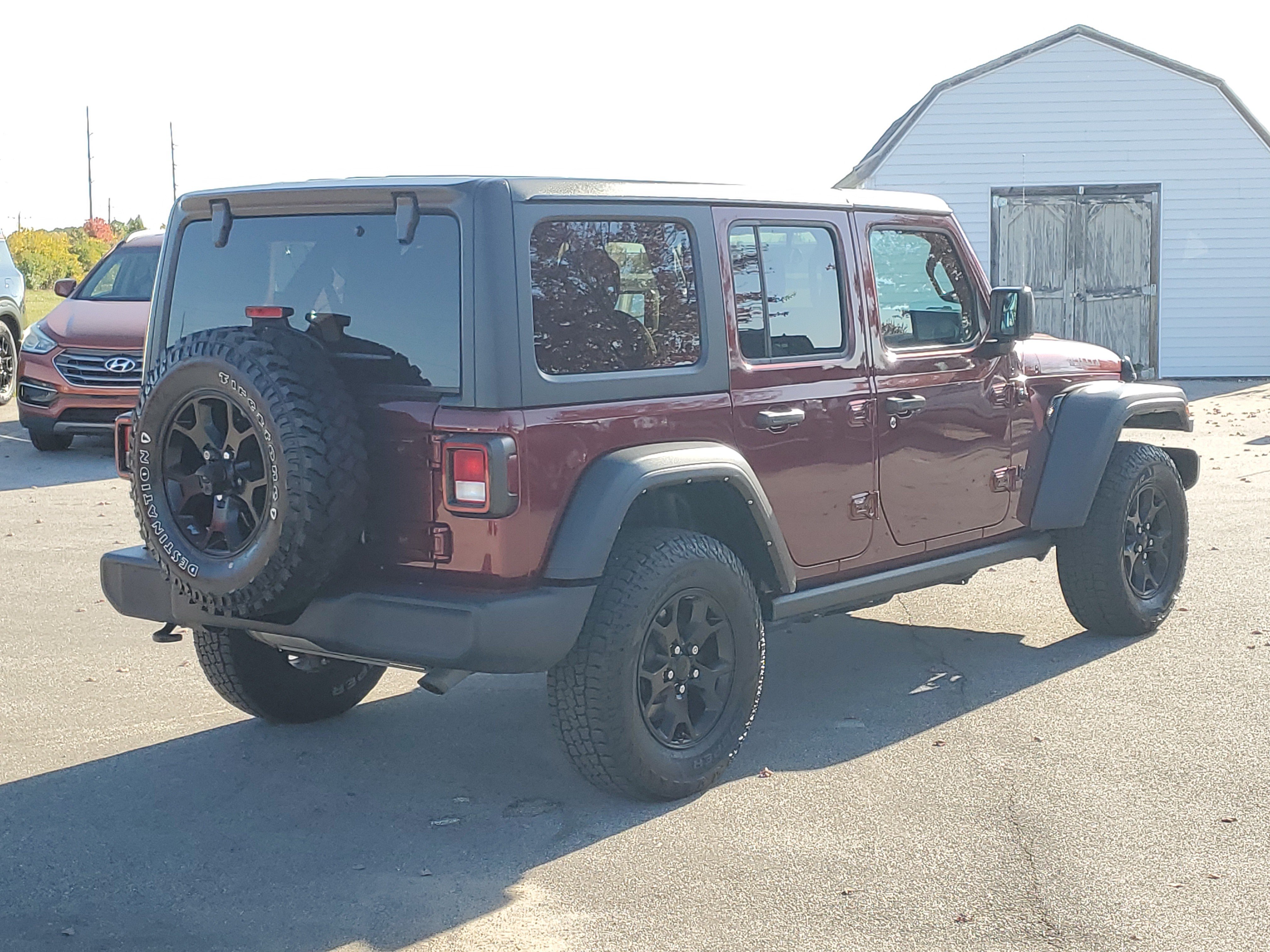 Used 2021 Jeep Wrangler Unlimited Willys SUV