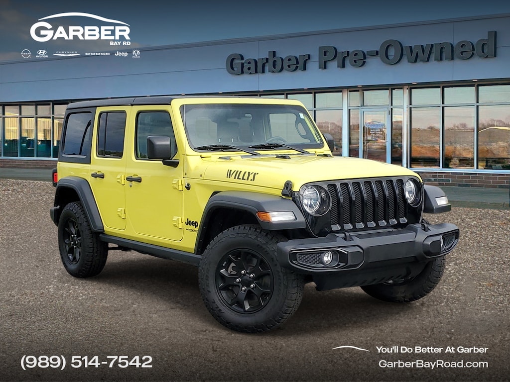 Used 2022 Jeep Wrangler Unlimited Willys SUV
