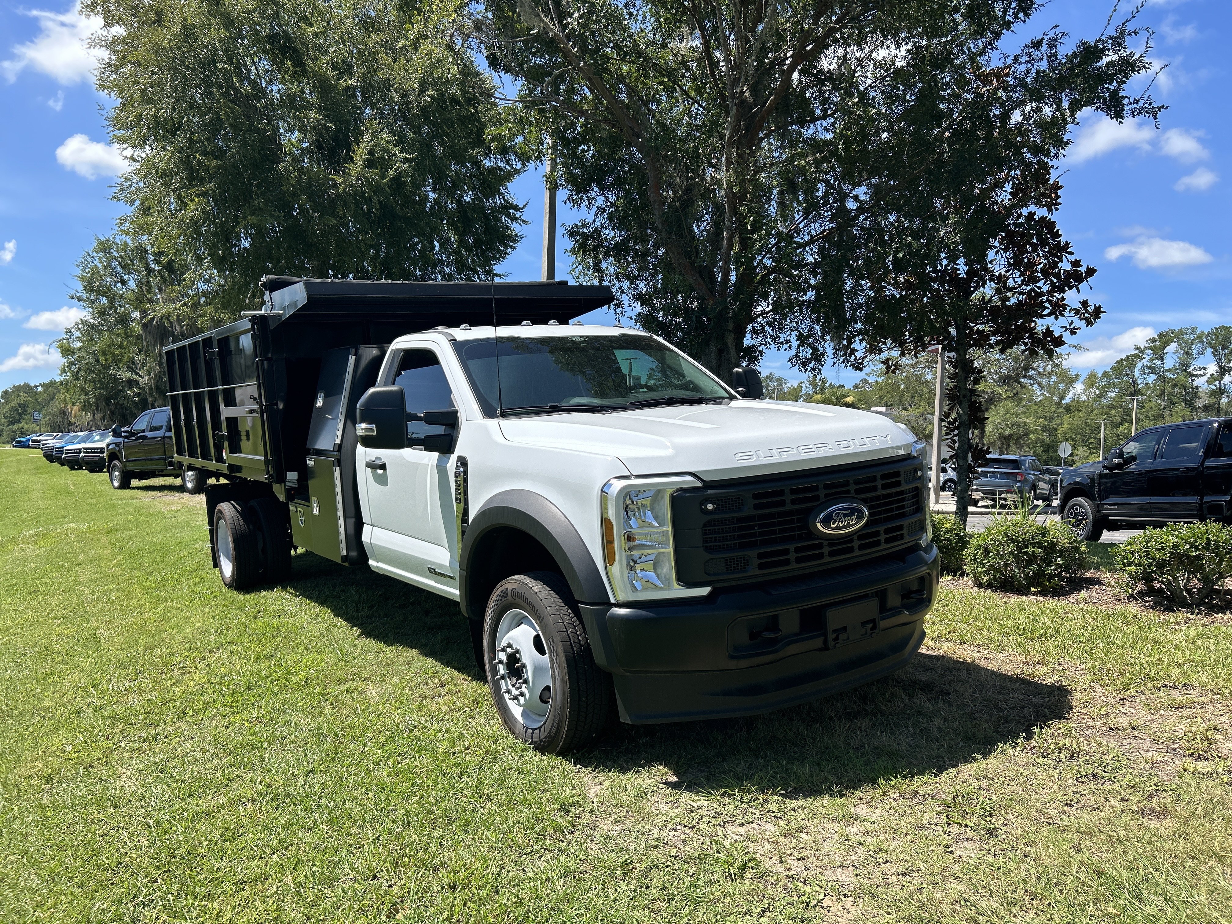 New 2025 Ford F-550 Chassis XL Reading Dump Body Truck Regular Cab