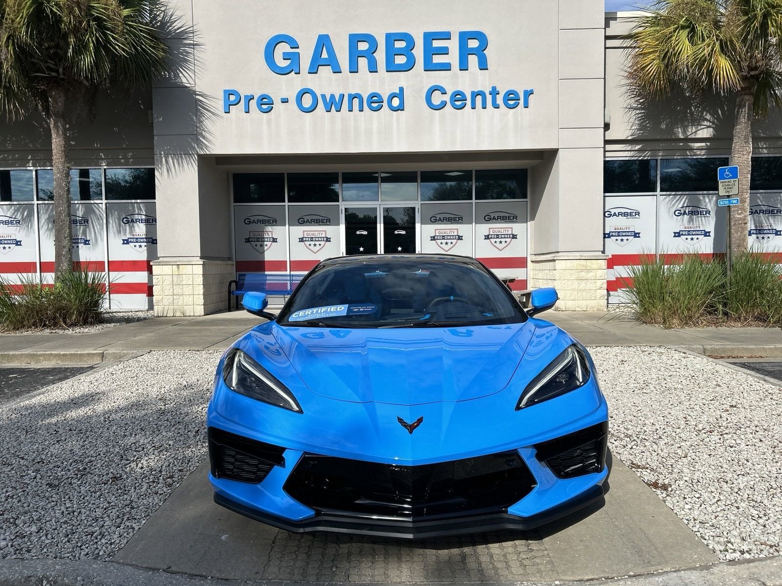 Certified 2023 Chevrolet Corvette 3LT with VIN 1G1YC3D42P5105881 for sale in Green Cove Springs, FL