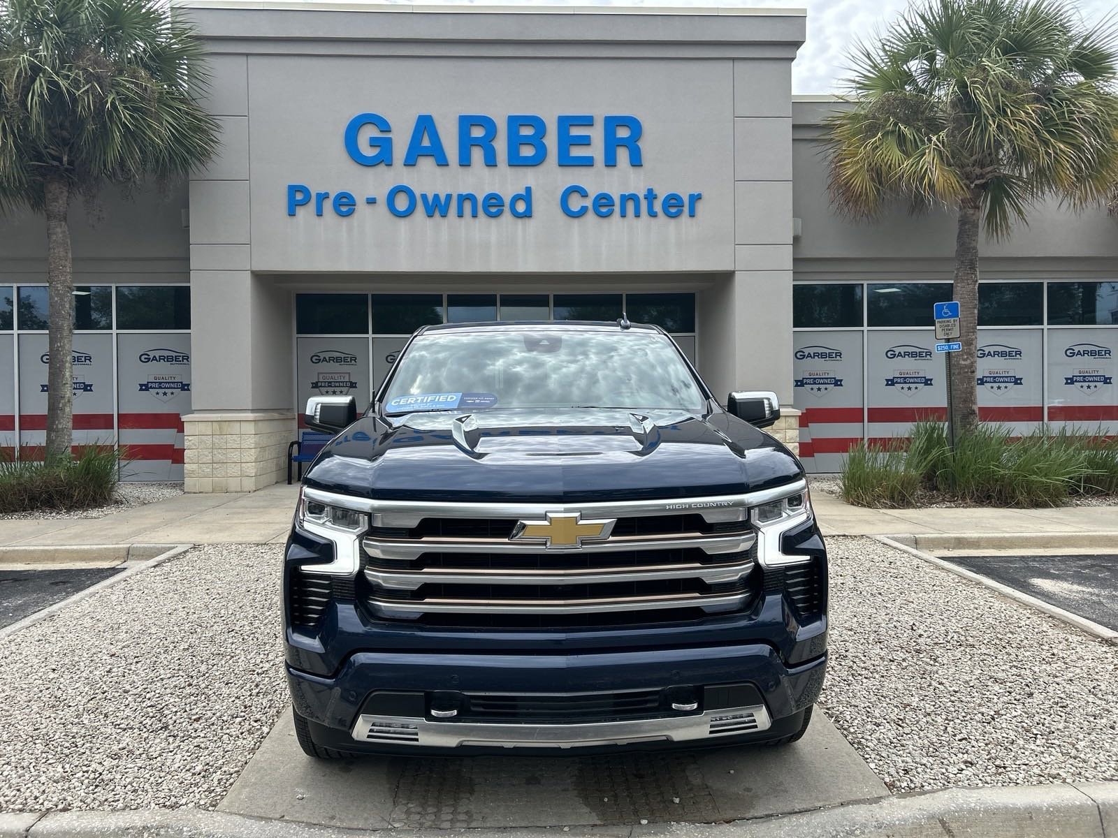 Certified 2022 Chevrolet Silverado 1500 High Country with VIN 1GCUDJED3NZ574960 for sale in Green Cove Springs, FL