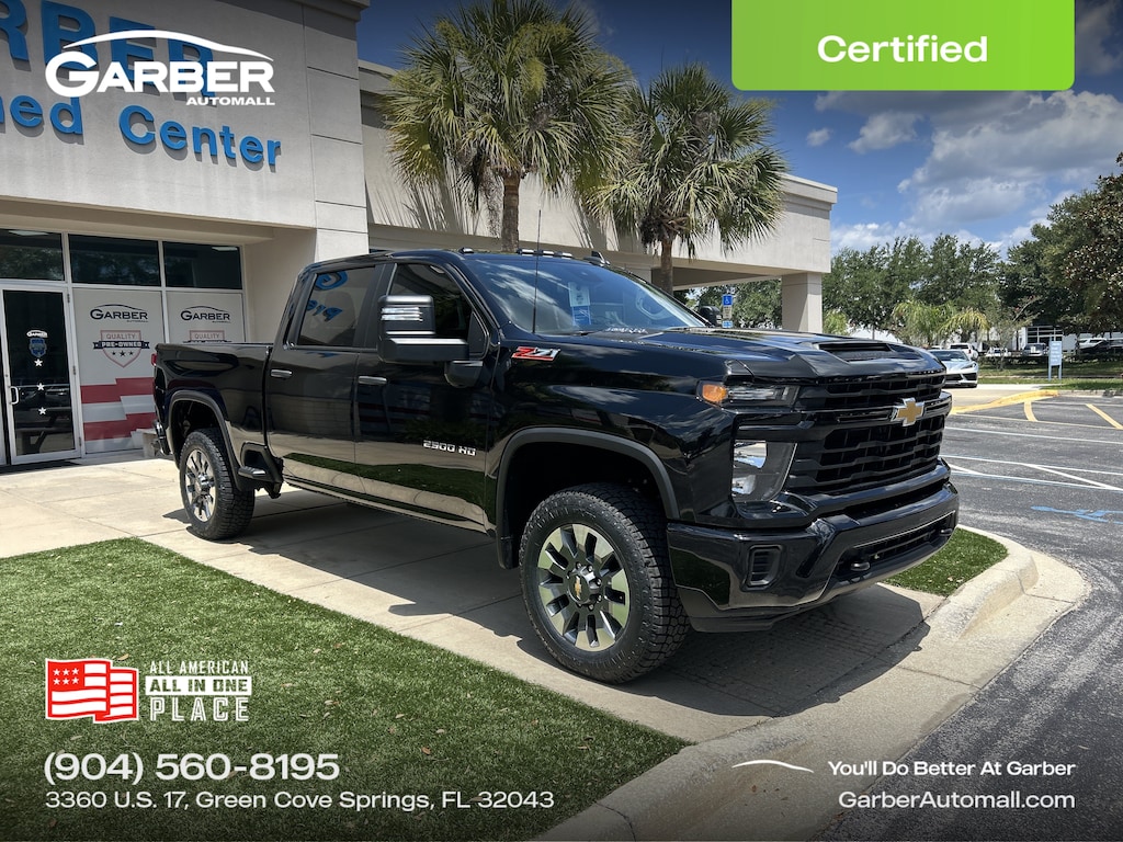 Certified 2025 Chevrolet Silverado 2500HD Custom Truck Crew Cab