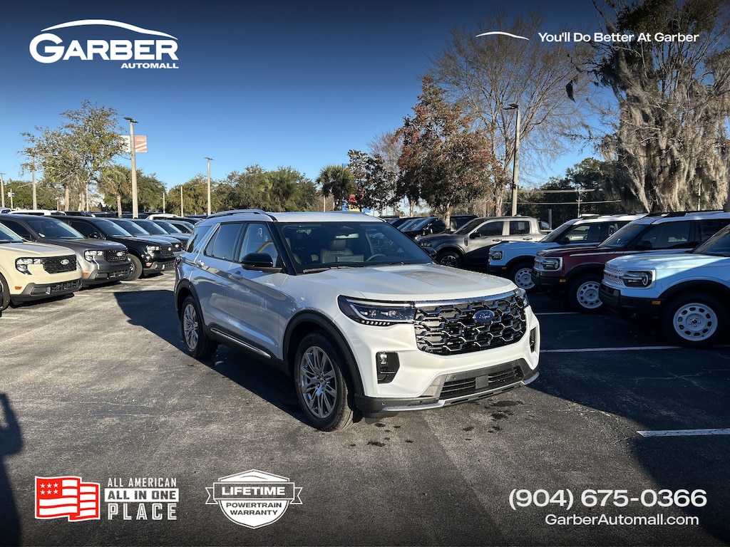 New 2026 Ford Explorer Platinum SUV