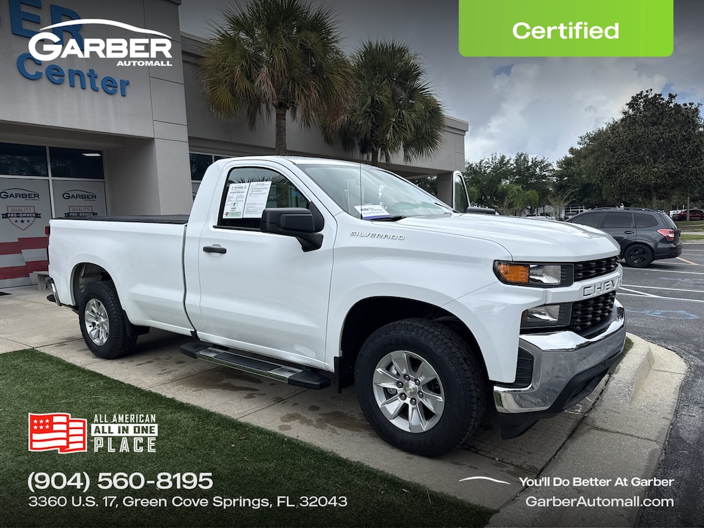 Certified 2021 Chevrolet Silverado 1500 WT Truck Regular Cab