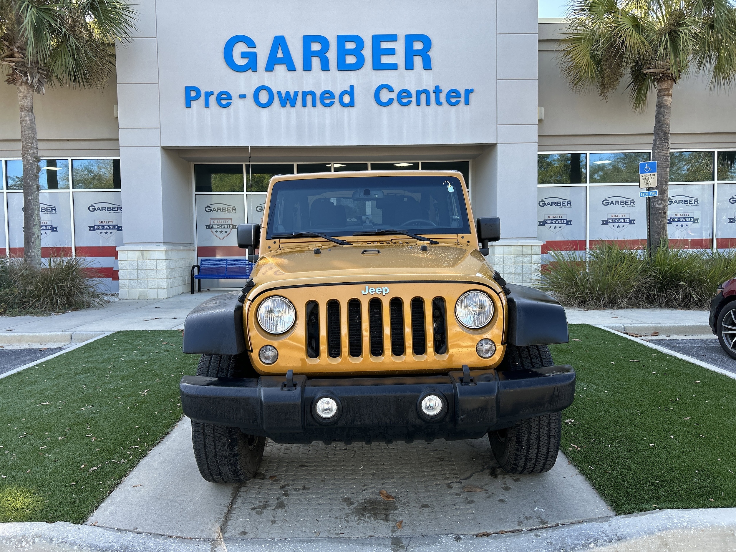 Used 2014 Jeep Wrangler Sport with VIN 1C4AJWAG9EL206312 for sale in Green Cove Springs, FL
