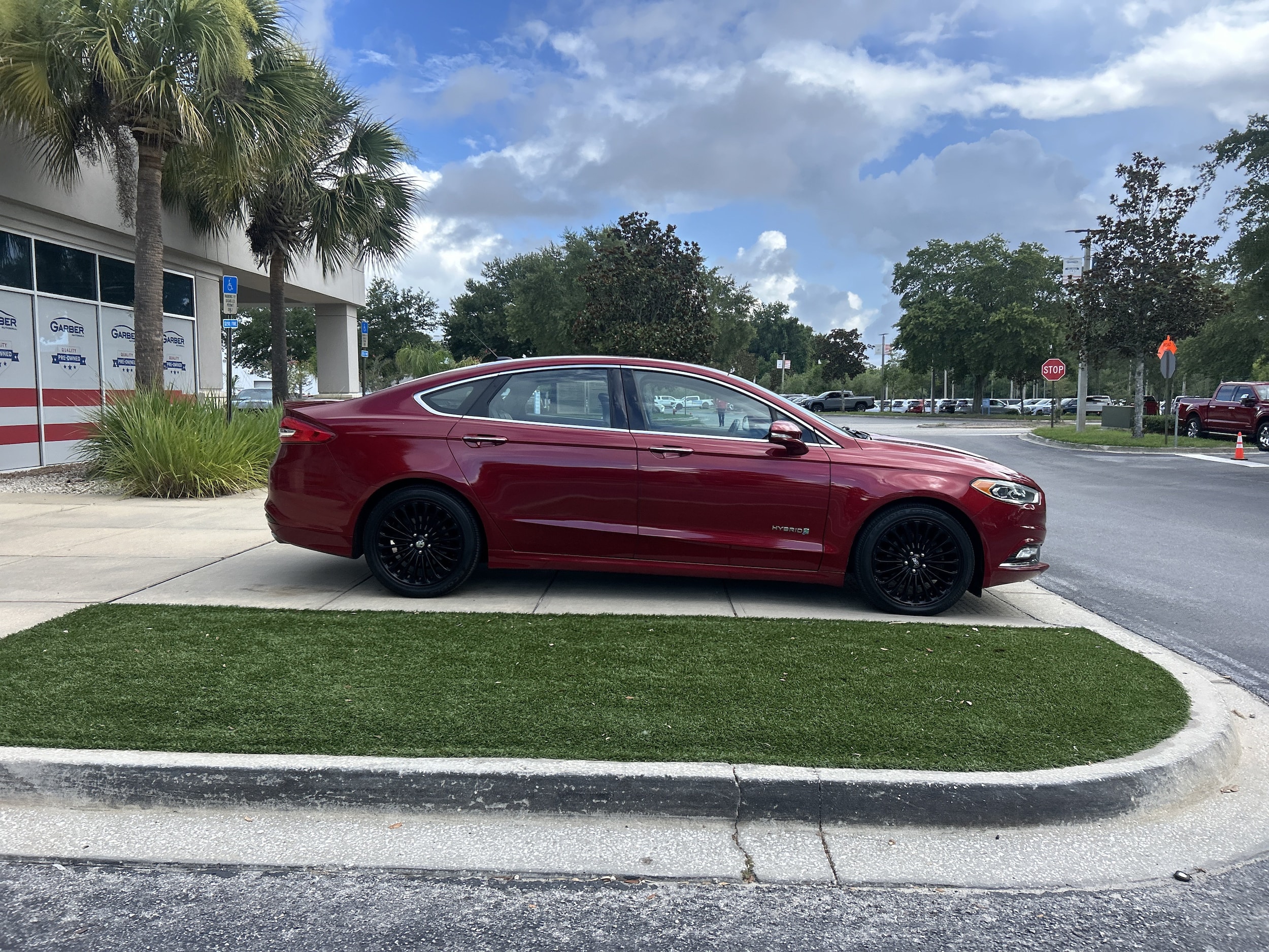 Used 2017 Ford Fusion Hybrid Titanium with VIN 3FA6P0RU7HR267584 for sale in Green Cove Springs, FL