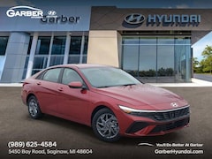 2026 Hyundai Elantra Hybrid Blue Sedan