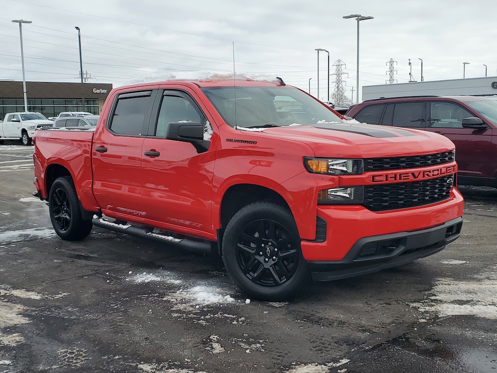 Used 2021 Chevrolet Silverado 1500 Custom Truck Crew Cab
