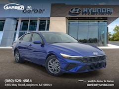 2026 Hyundai Elantra Hybrid Blue Sedan