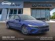 New 2026 Hyundai Elantra Hybrid Blue Sedan