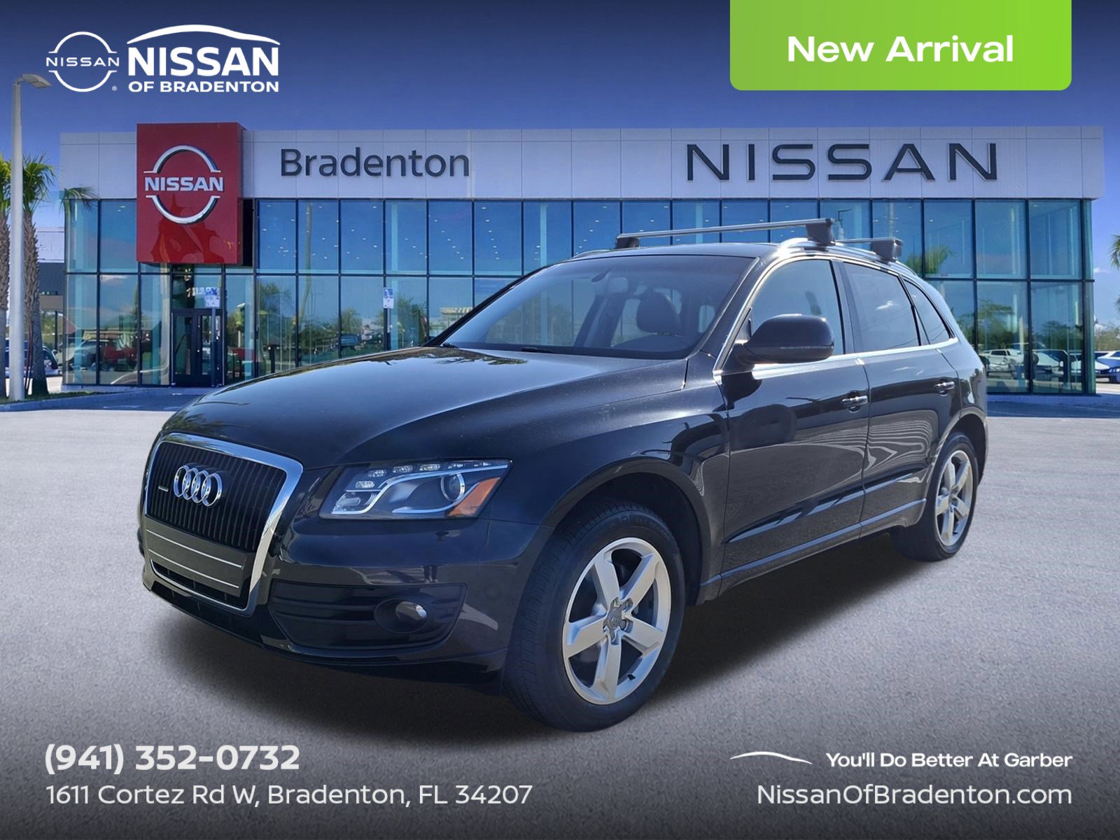 Used 2010 Audi Q5 Premium with VIN WA1LKAFP5AA081570 for sale in Bradenton, FL