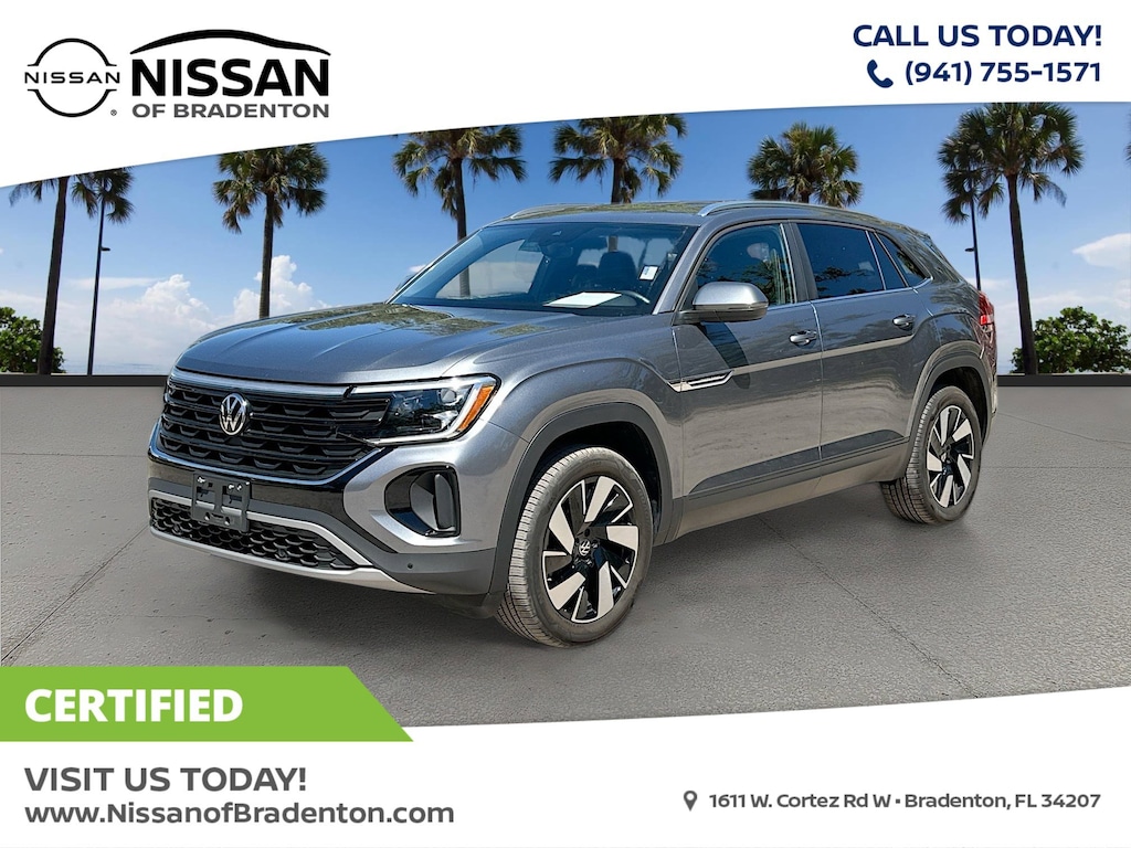 Certified 2024 Volkswagen Atlas Cross Sport 2.0T SE w/Technology SUV