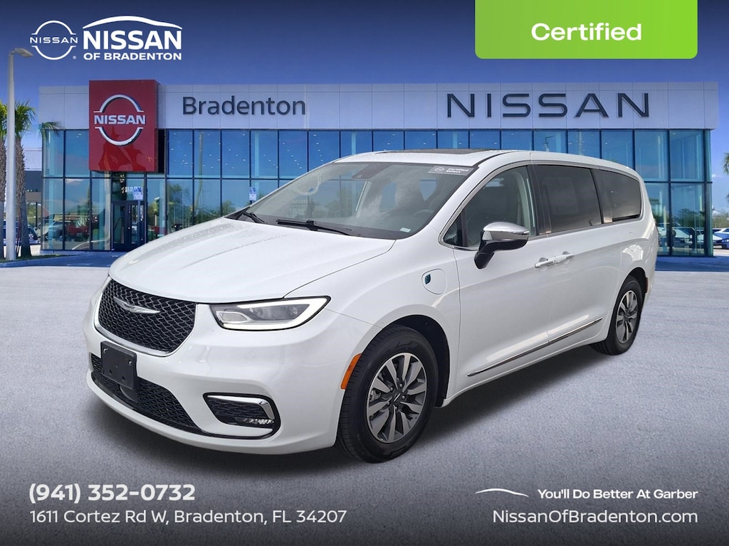 Certified 2023 Chrysler Pacifica Hybrid Limited Van Passenger Van