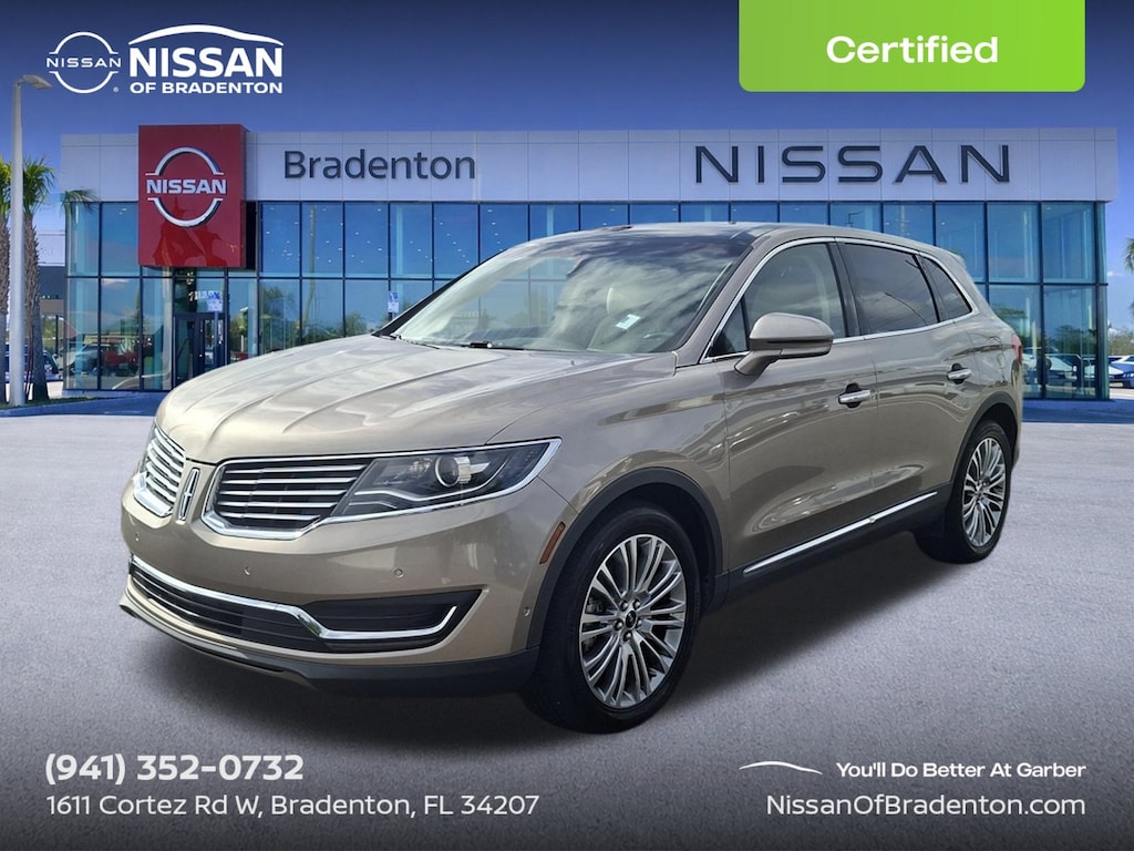 Certified 2018 Lincoln MKX Reserve SUV