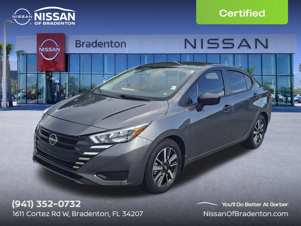 Certified 2025 Nissan Versa 1.6 S Sedan