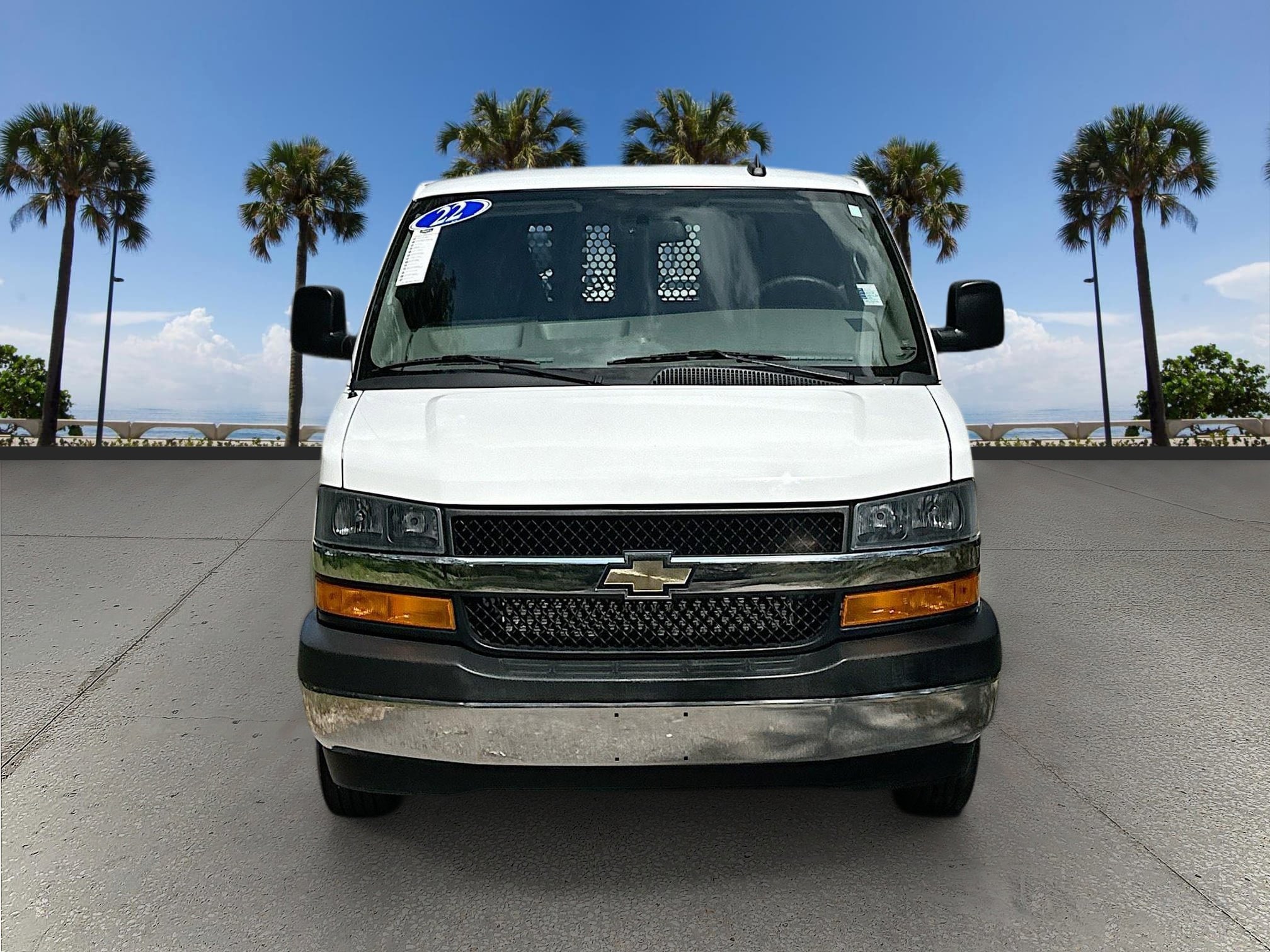 Used 2022 Chevrolet Express Cargo Work Van with VIN 1GCWGAFP8N1161326 for sale in Bradenton, FL