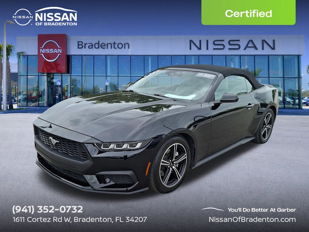Certified 2024 Ford Mustang EcoBoost Premium Convertible