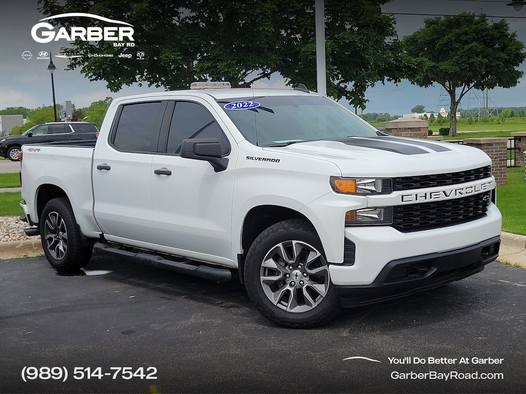 Used 2022 Chevrolet Silverado 1500 LTD Custom Truck Crew Cab
