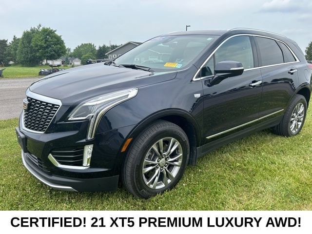 Used 2021 Cadillac XT5 Premium Luxury with VIN 1GYKNDRS3MZ129450 for sale in Canandaigua, NY