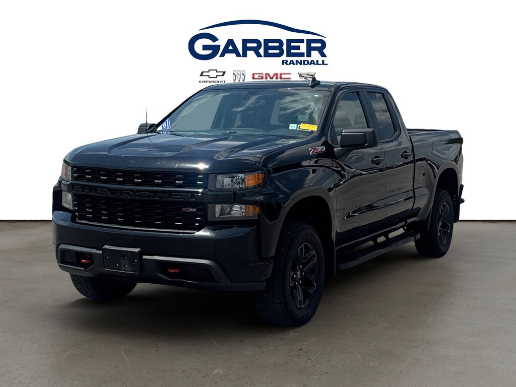 Used 2019 Chevrolet Silverado 1500 Custom Trail Boss Truck Double Cab
