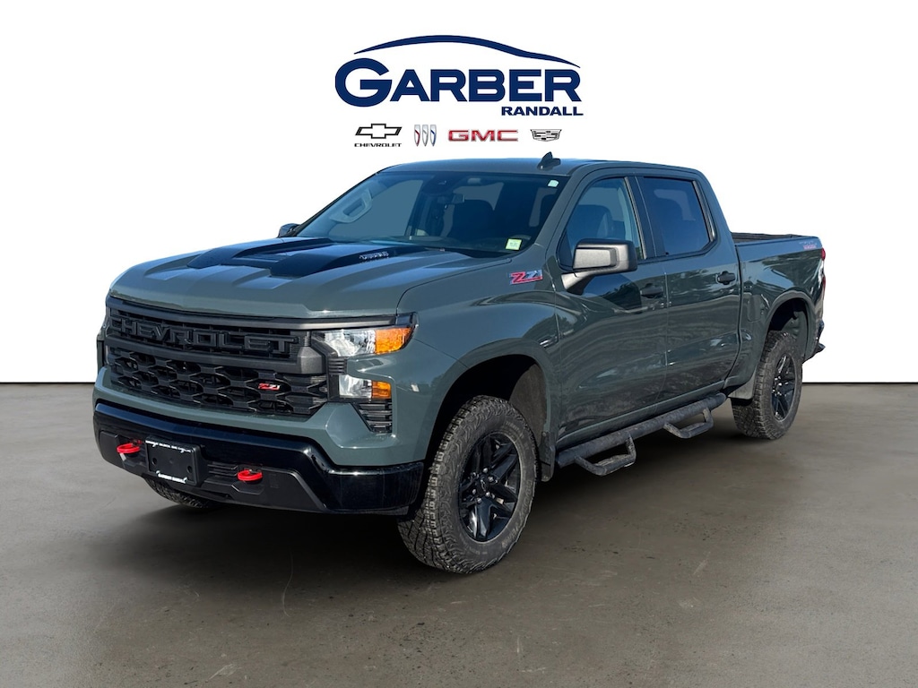 Certified 2025 Chevrolet Silverado 1500 Custom Trail Boss Truck Crew Cab