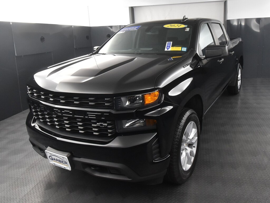 Used 2021 Chevrolet Silverado 1500 Custom Truck Crew Cab