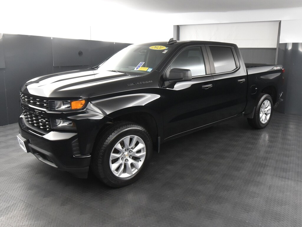 Used 2021 Chevrolet Silverado 1500 Custom Truck Crew Cab