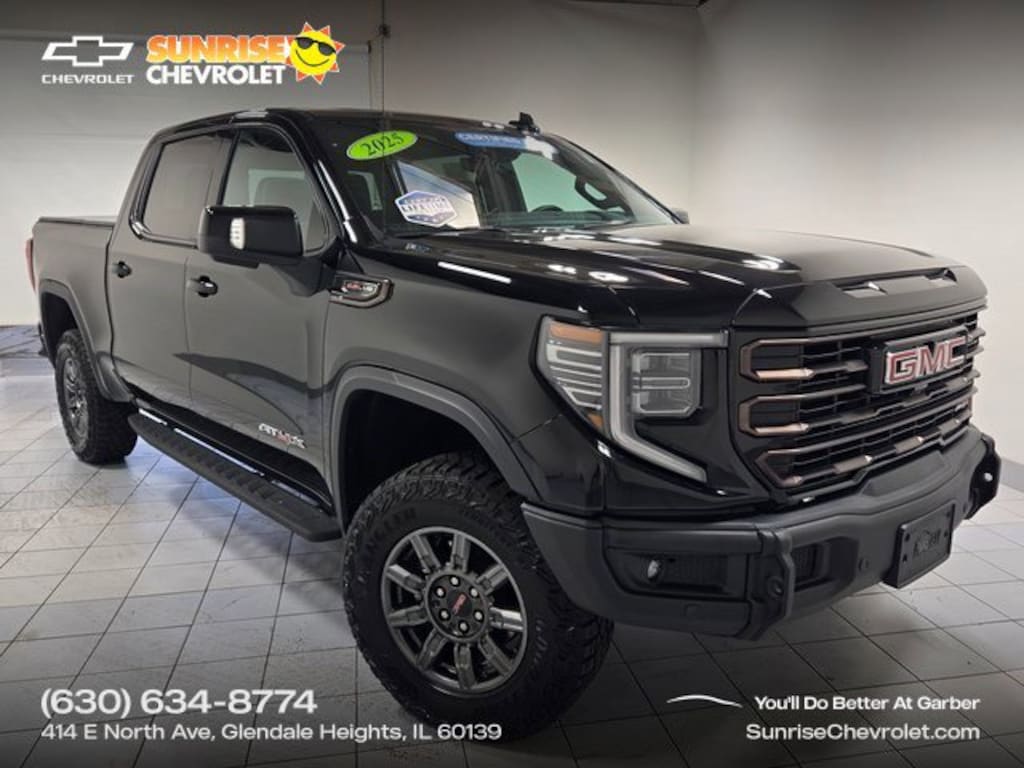 Certified 2025 GMC Sierra 1500 AT4X Truck Crew Cab