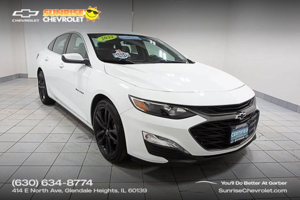 Certified 2022 Chevrolet Malibu LT Sedan