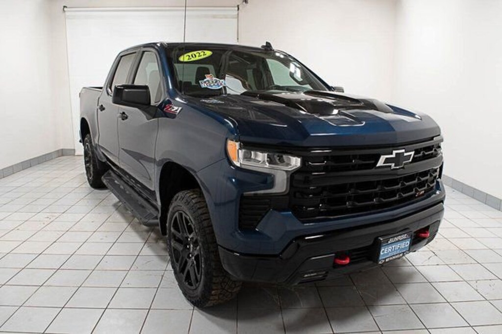 Certified 2022 Chevrolet Silverado 1500 LT Trail Boss Truck Crew Cab