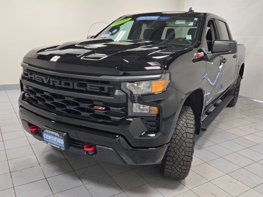 Certified 2023 Chevrolet Silverado 1500 Custom Trail Boss Truck Crew Cab