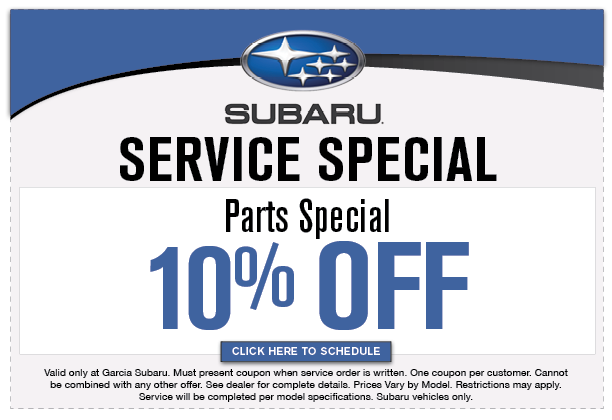 Service Specials Garcia Subaru North