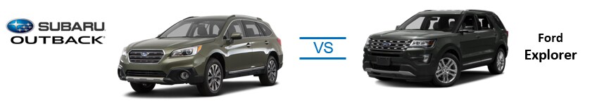 Subaru Outback vs Ford Explorer