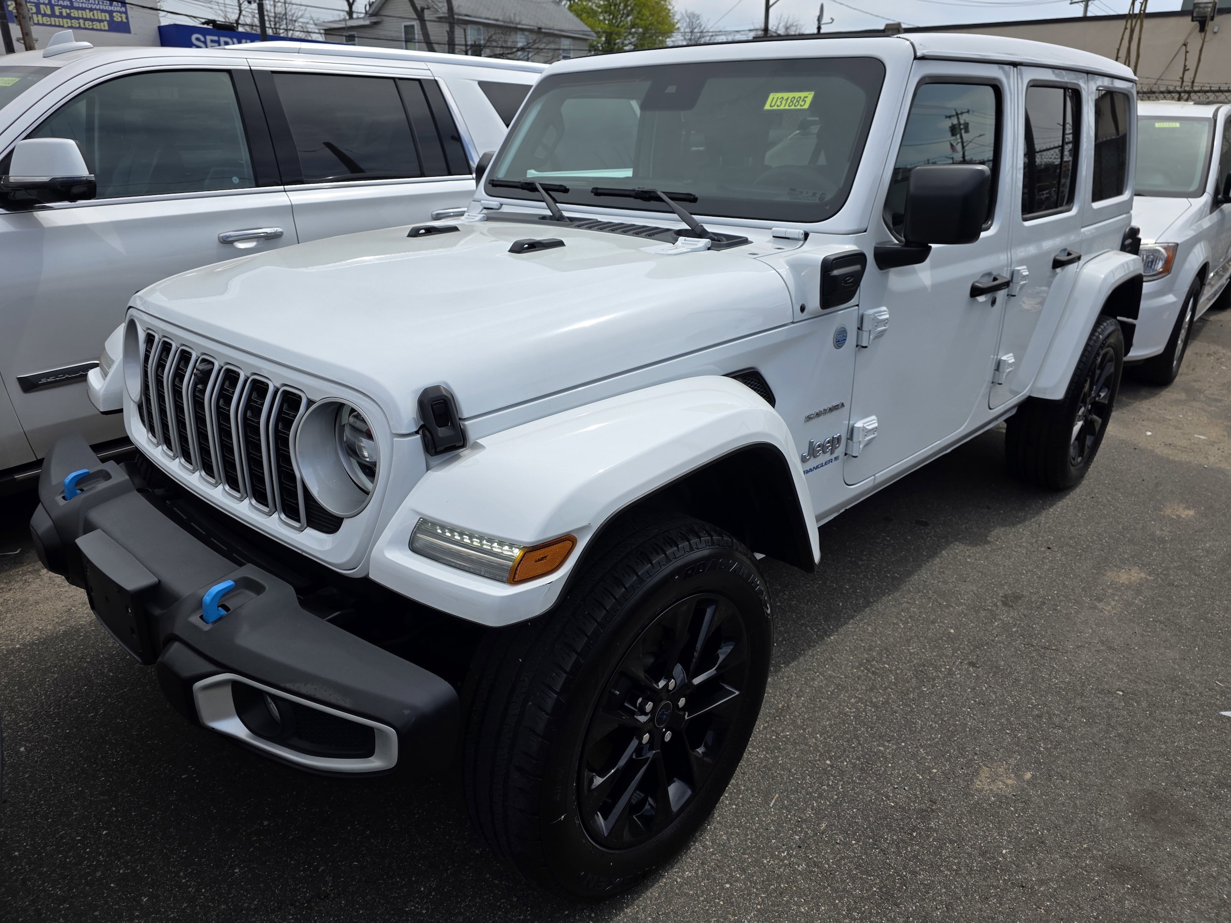 Used 2024 Jeep Wrangler 4xe Sahara 4XE with VIN 1C4RJXP69RW162730 for sale in Hempstead, NY