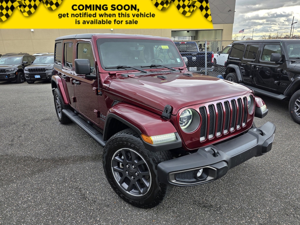 Used 2021 Jeep Wrangler Unlimited 80th Anniversary Unlimited 80th Anniversary 4x4 *Ltd Avail*