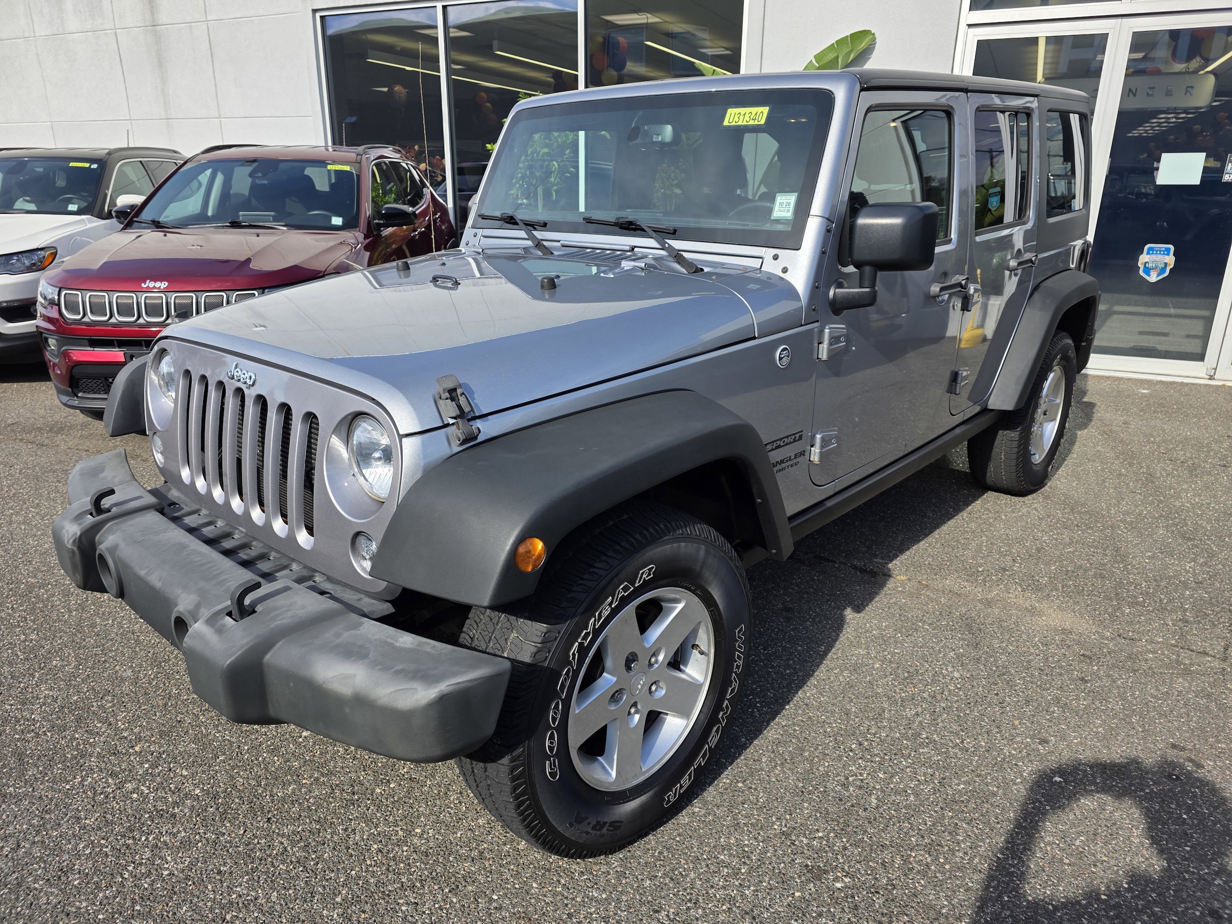 Used 2016 Jeep Wrangler Unlimited Sport S with VIN 1C4HJWDG1GL317000 for sale in Hempstead, NY