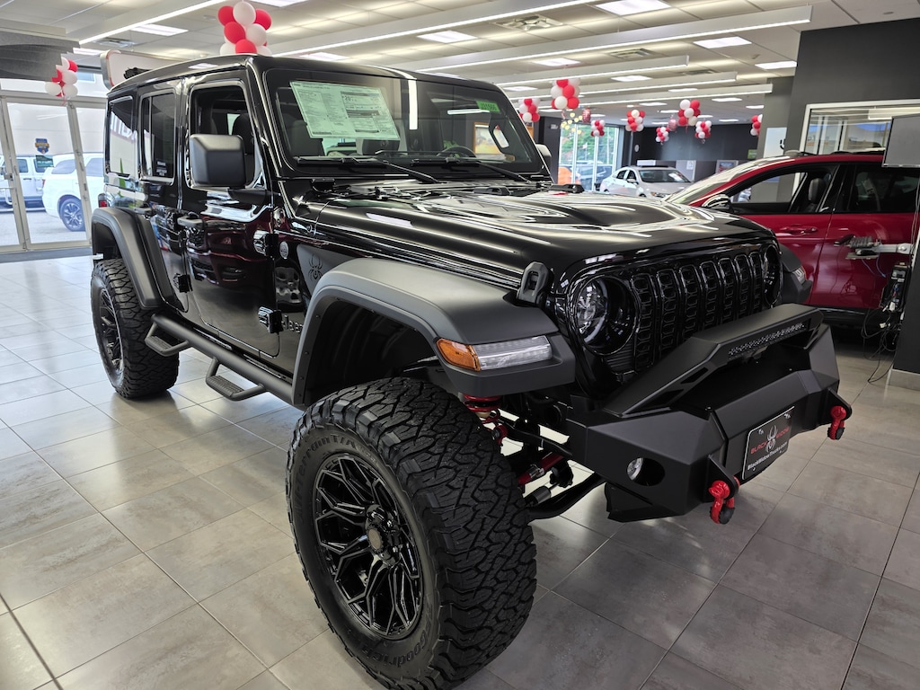 New 2026 Jeep Wrangler Black Widow 4x4 Sport Utility
