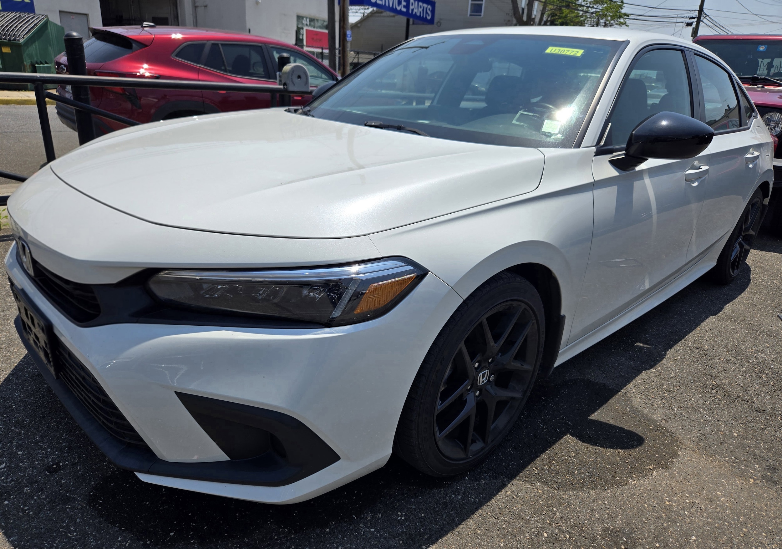 Used 2022 Honda Civic Sport with VIN 2HGFE2F55NH587939 for sale in Hempstead, NY