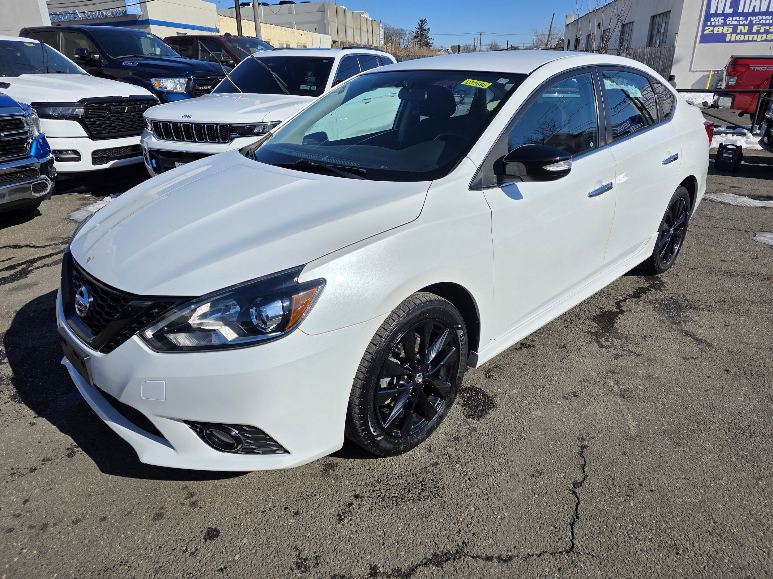 Used 2018 Nissan Sentra SR with VIN 3N1AB7AP9JY293636 for sale in Hempstead, NY